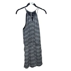 Jasmine & Juliana Romper Halter Neck Black & White Print Casual Summer‎